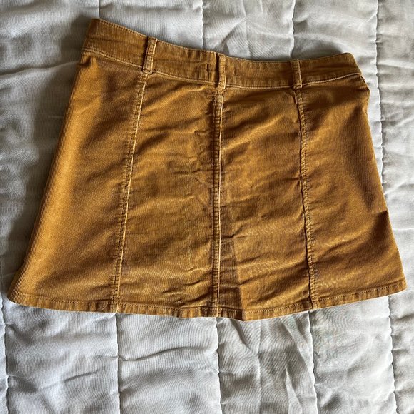 Urban Outfitters BDG Corduroy Button-front Mini Skirt in Yellow - Picture 5 of 6